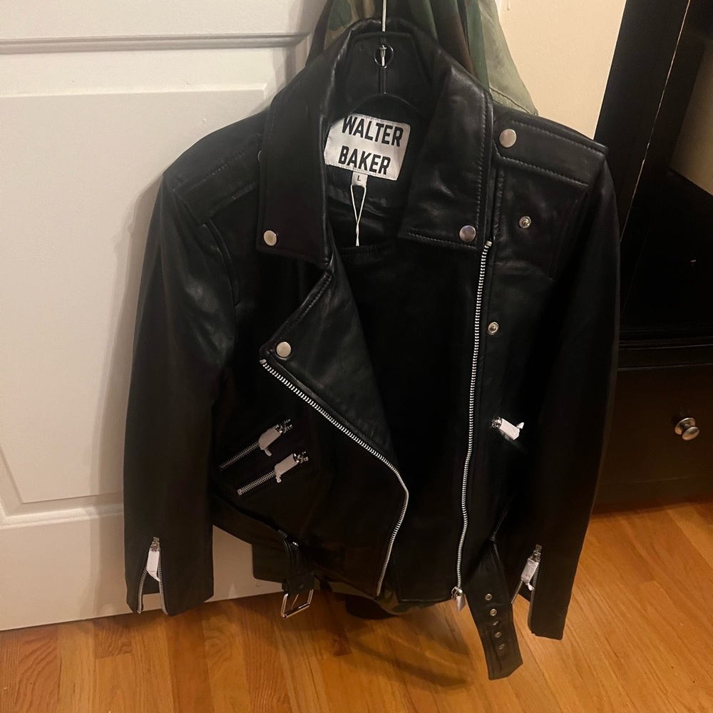 Edgy Moto Leather Jacket